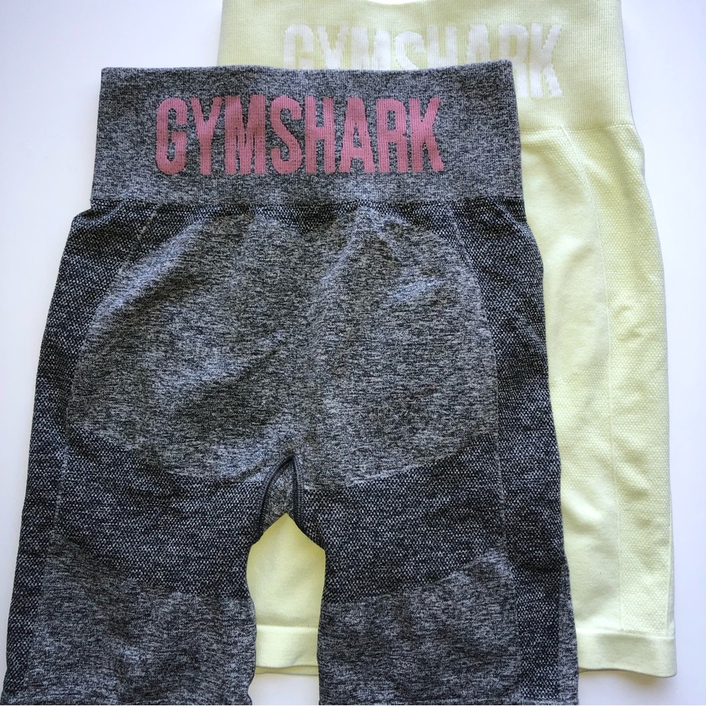 Gymshark S Flex Seamless Cycling Shorts Set - Picture 1 of 7